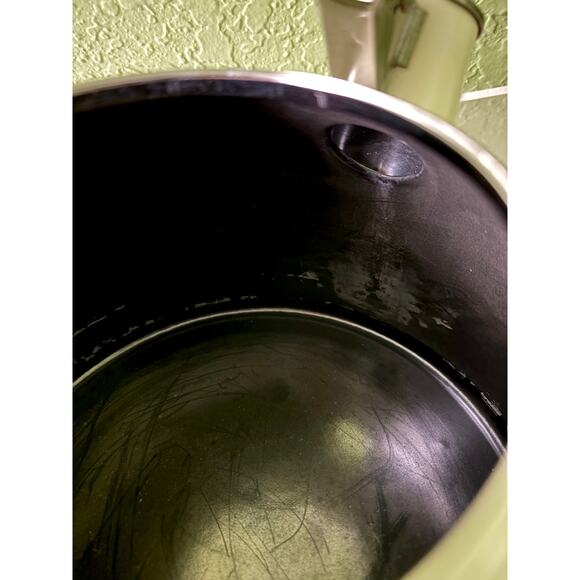 Kate Spade Lenox Tea Kettle Deco Polka Dot White Black 2.5qt Enamel Stainless - Picture 11 of 11